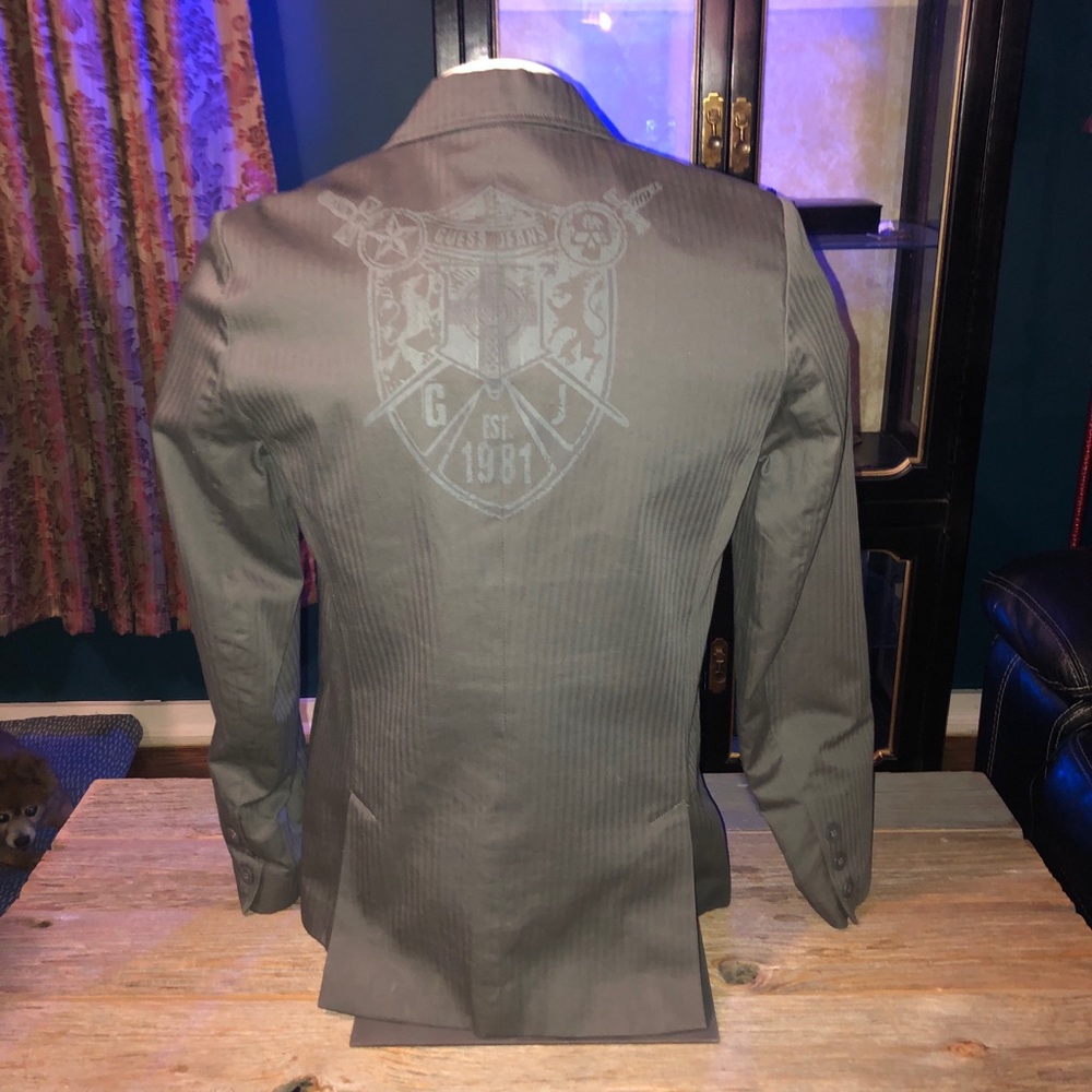 Guess Blazer With Crest On Back Size: Small - image 6